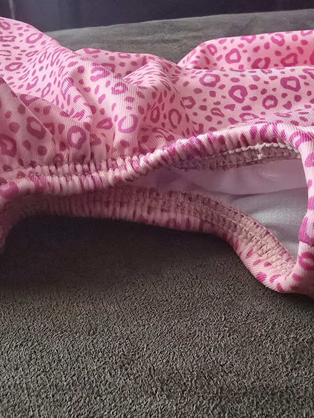 Carter's Pink Leopard-Print One-Piece Swimsuit - Picture 3 of 3